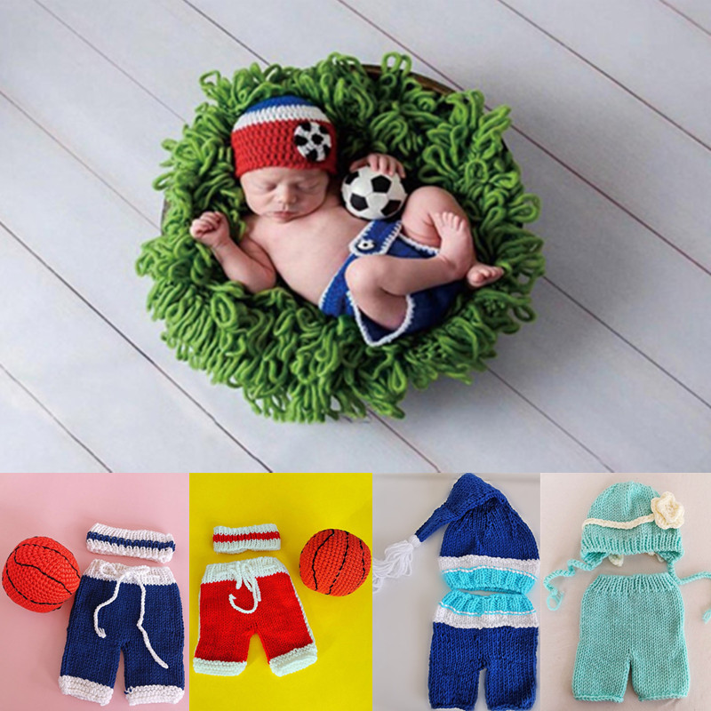 Baby Clothing Kit - 3/2 Pcs/set Newborn Photography Props Costumes