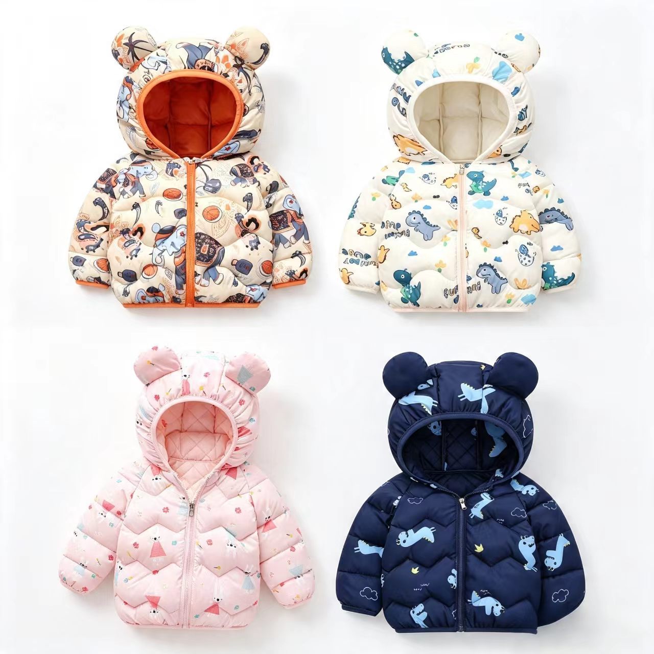 Baby Clothing Zipper - Children's Coat Baby Cartoon Jacket Boys