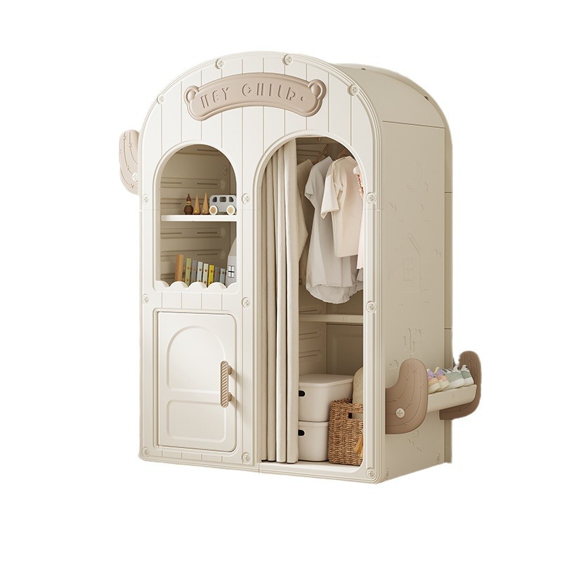 Baby Clothing Storage - Children's Wardrobe Household Bedroom Storage Cabinet
