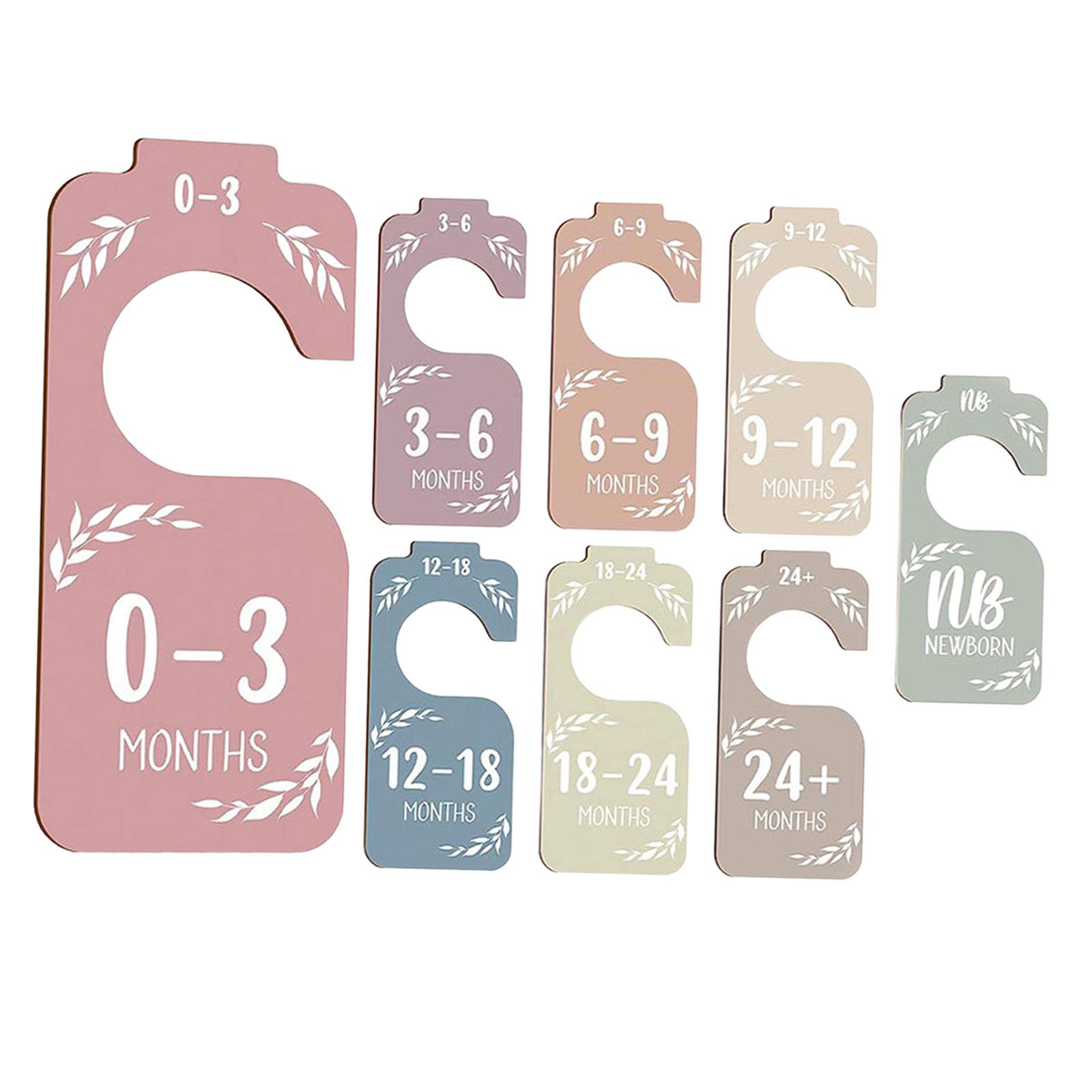 8Pcs Baby Closet Size Dividers - Baby Clothing Rack Gift review and price