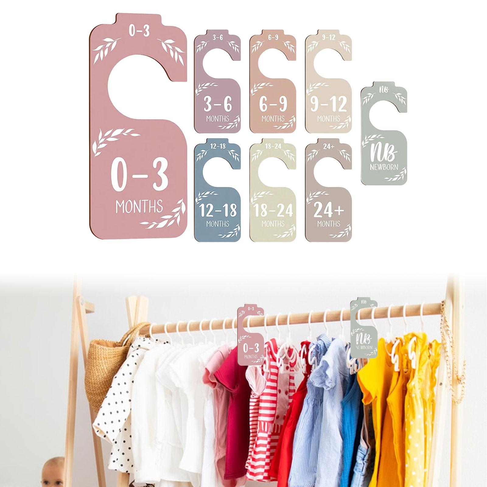 8Pcs Baby Closet Size Dividers - Baby Clothing Rack Gift review and price
