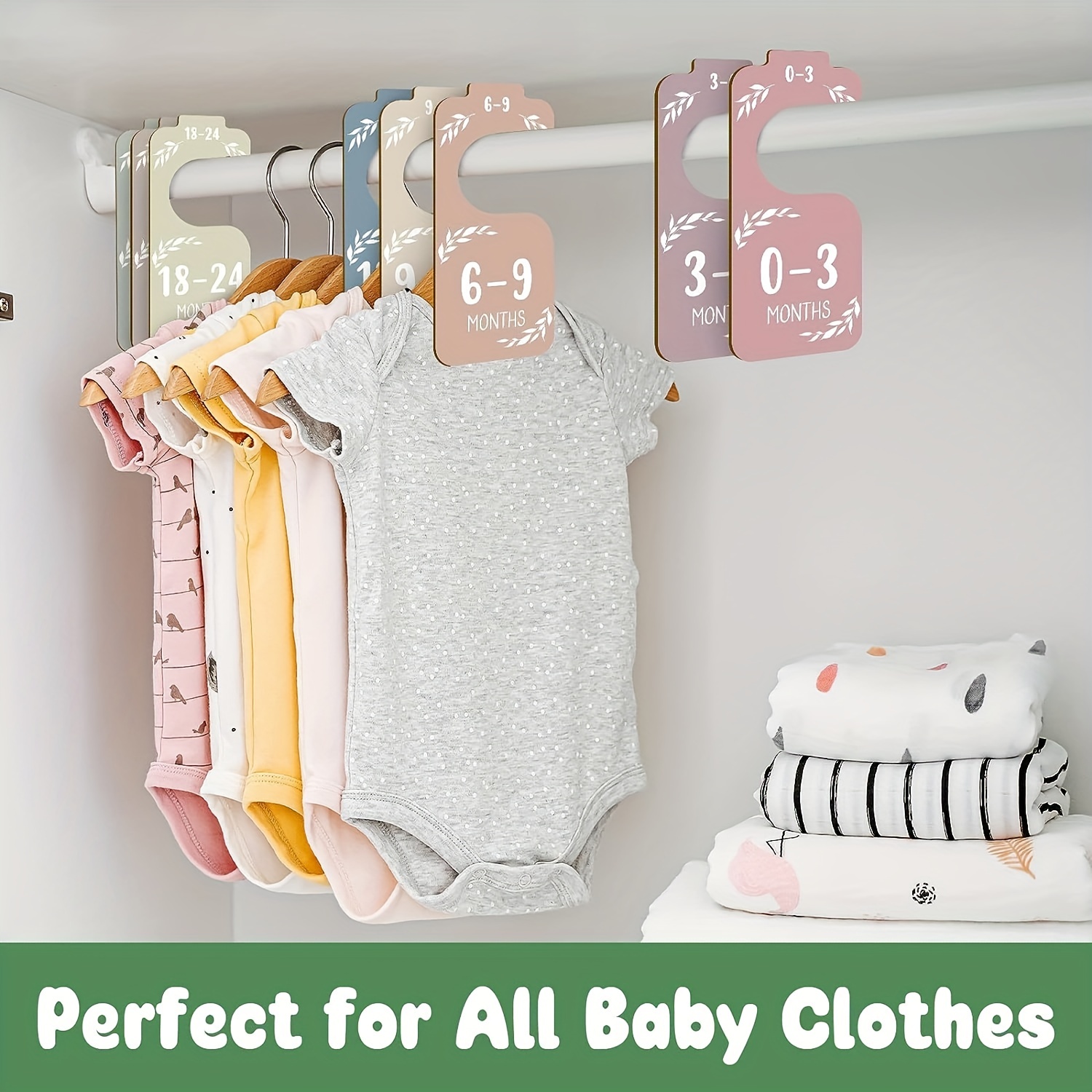 8pcs Wooden Baby Closet Divide - Baby Clothing Storage review and price