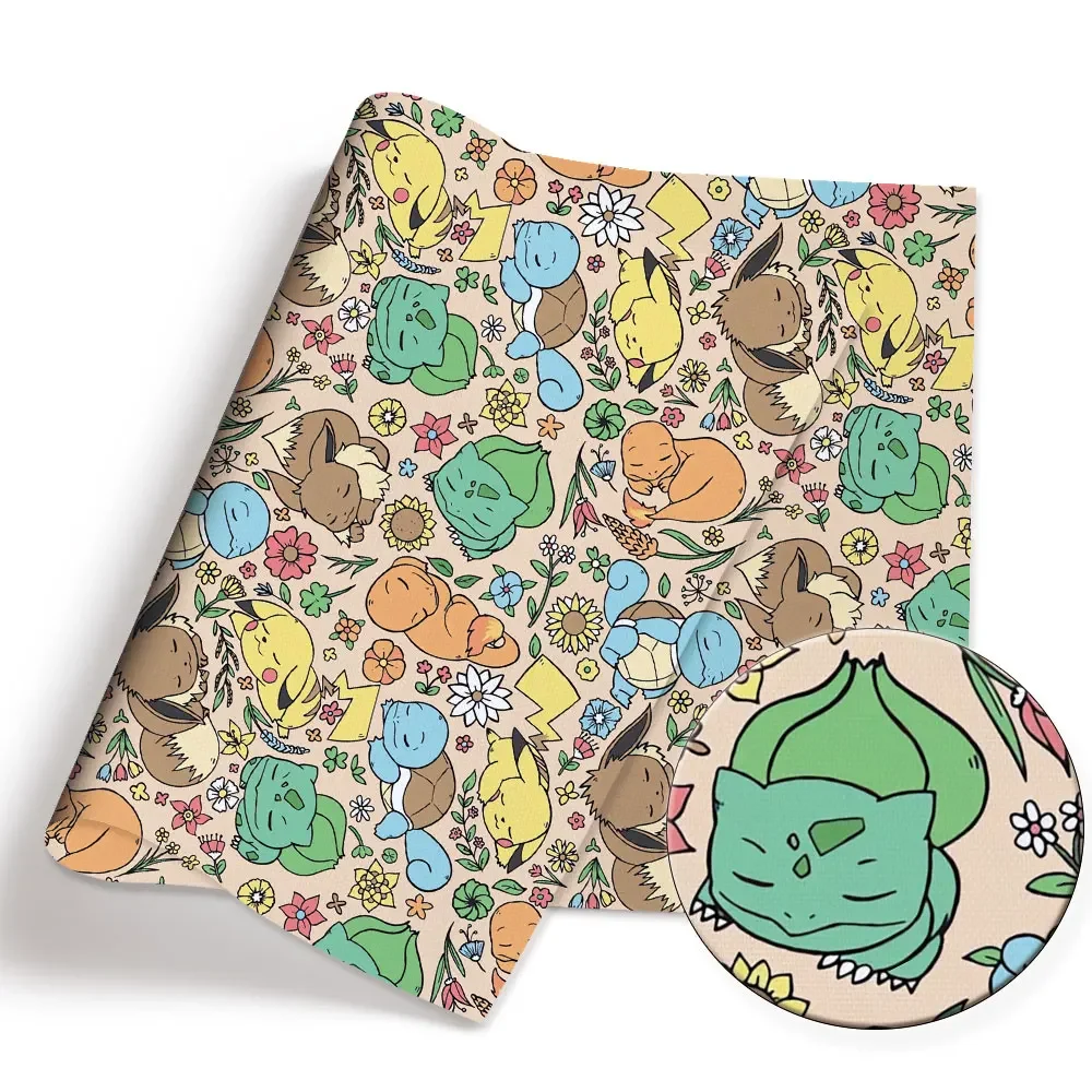 Pokemon Cartoon Fabric140*50cm - Baby Clothing Fabric review and price