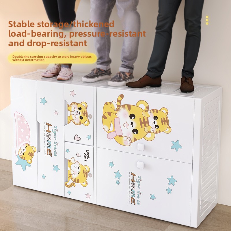 Thickened Plastic Five-Bucket  - Baby Clothing Storage review and price