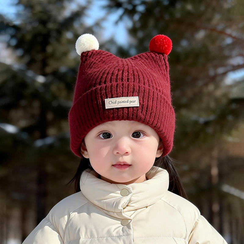 1-4Year Baby Knitted Hat Cute  - Baby Hat Beanie review and price