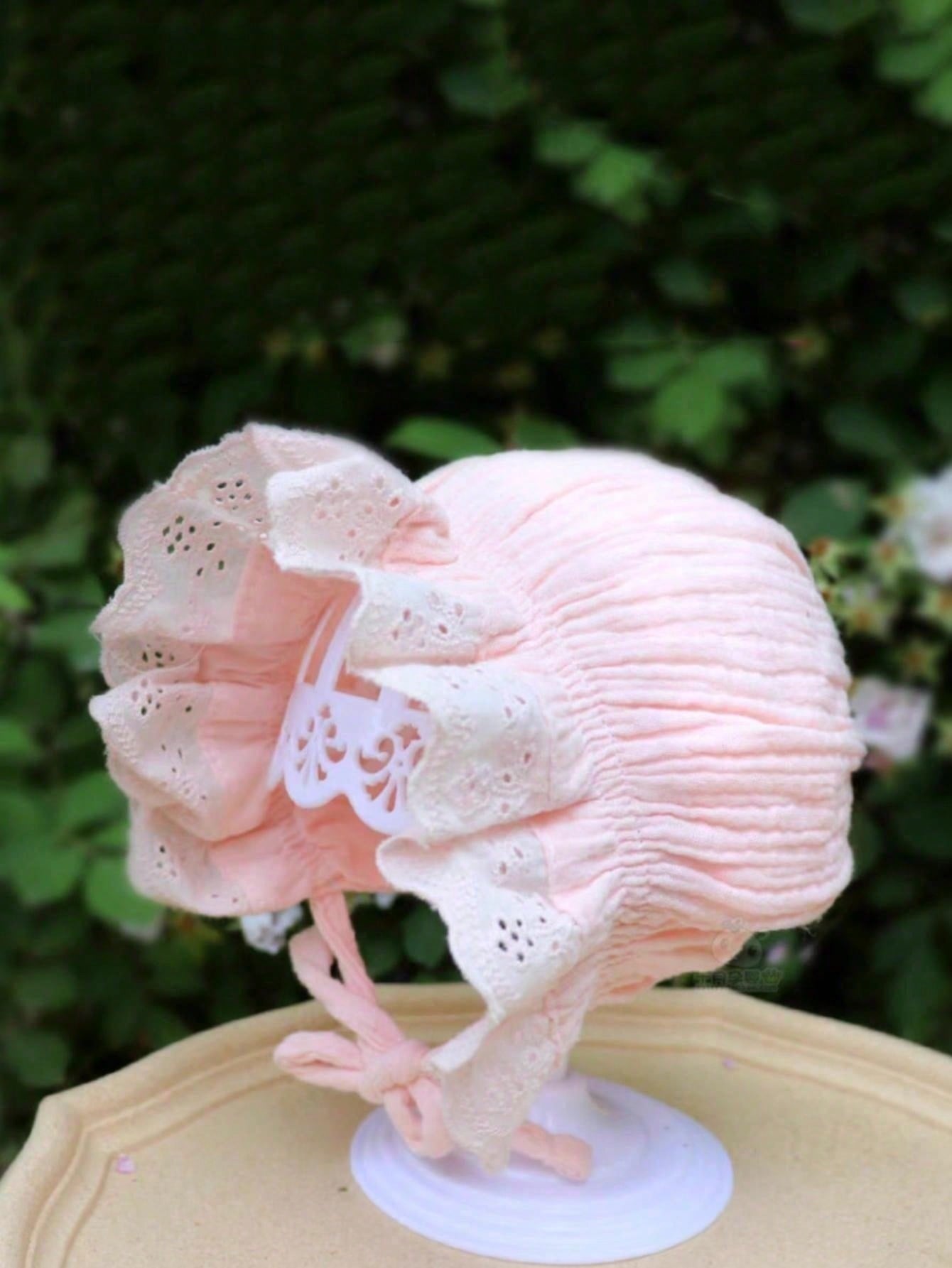 1Pc Vintage Lace Floral Baby B - Baby Hat Beanie review and price