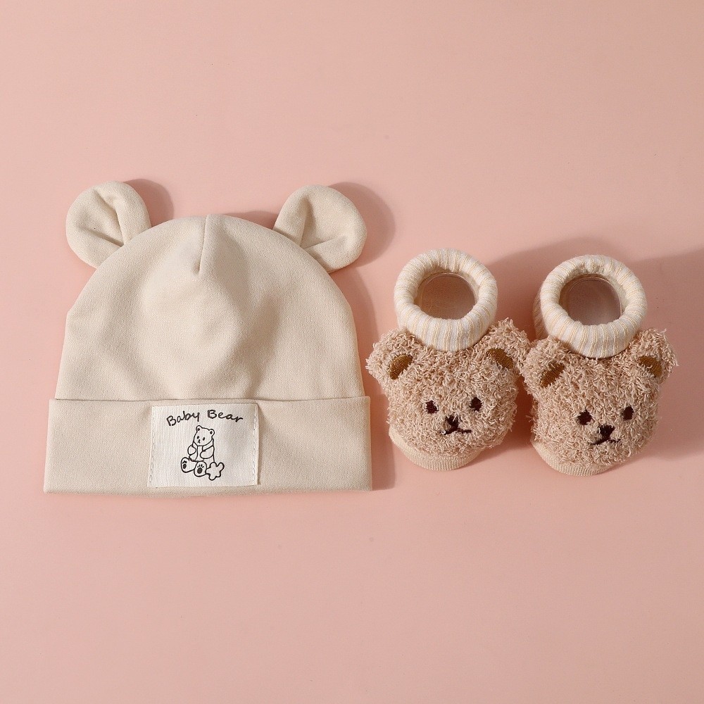 2Pcs/Set Cute Cotton Baby Hat  - Baby Hat Beanie review and price
