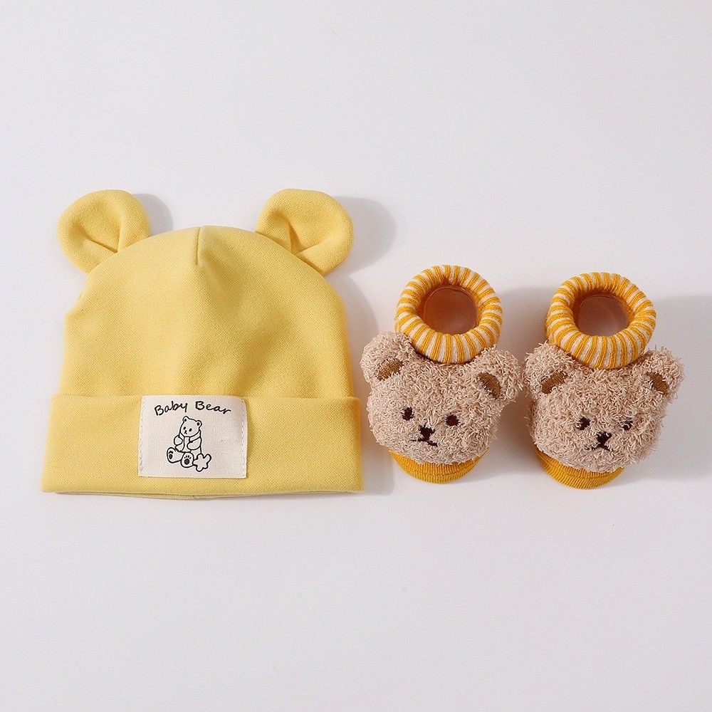 2Pcs/Set Cute Cotton Baby Hat  - Baby Hat Beanie review and price
