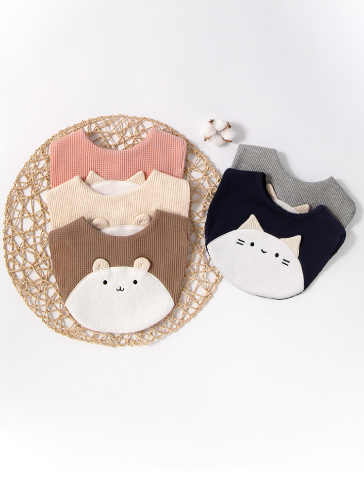 2pcs baby bib kitten teddy bea - Baby Clothing Fabric review and price