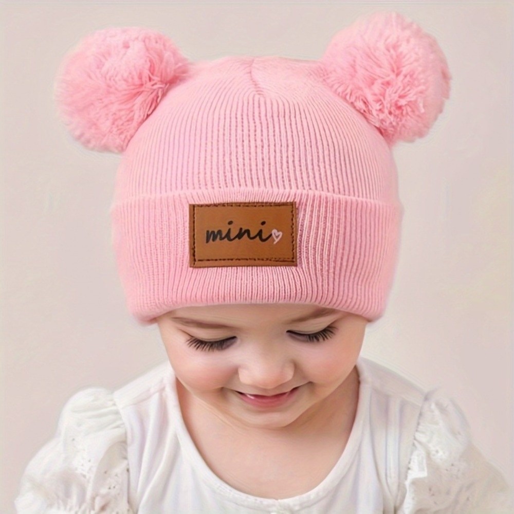 Double Ball 0-3 Years Old Infa - Baby Hat Beanie review and price