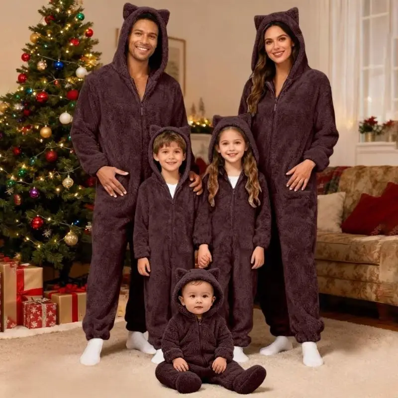 Fleece Plush Warm Pajamas for  - Baby Clothing Zipper review and price