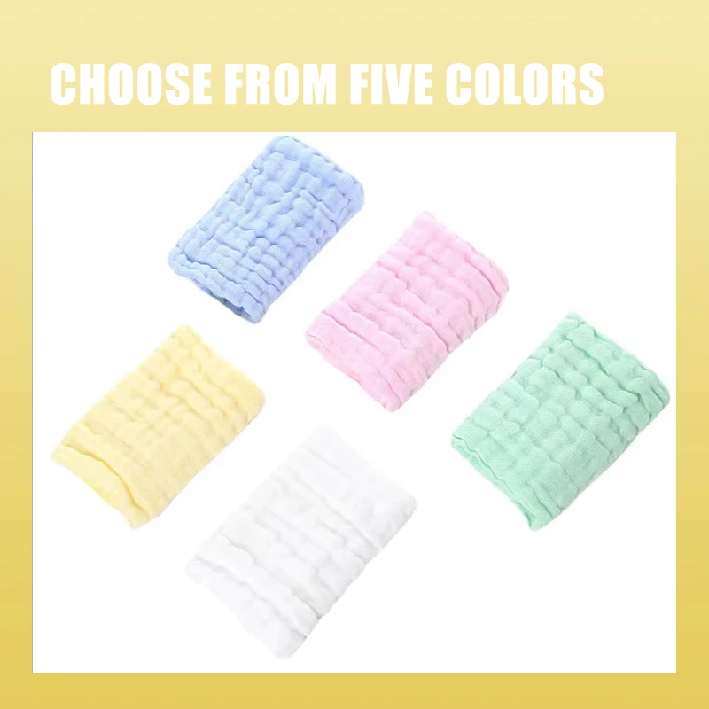 5pcs Baby Muslin Washcloths Bu - Baby Clothing Fabric review and price