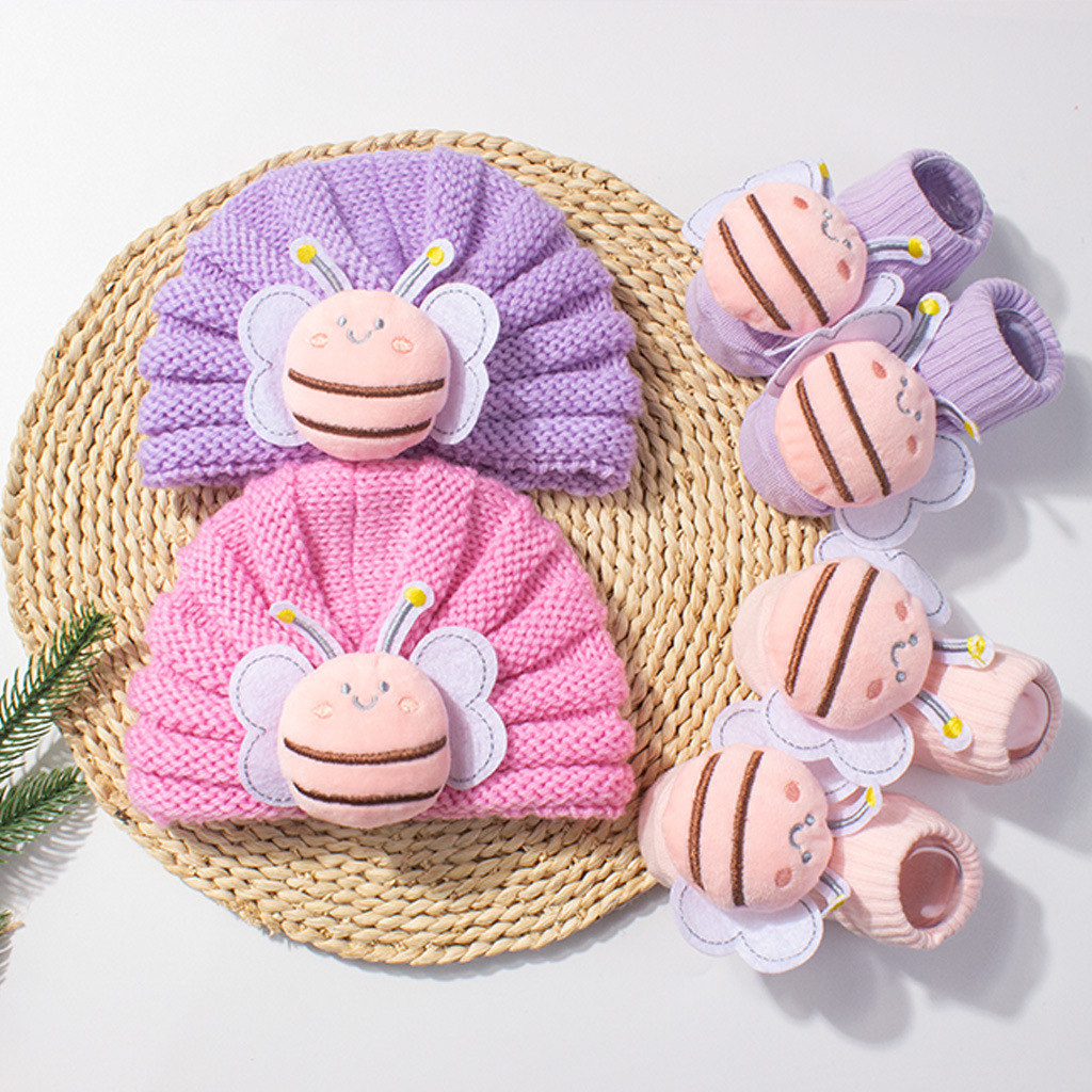 2Pcs/Set Baby Knitted Turban H - Baby Hat Beanie review and price