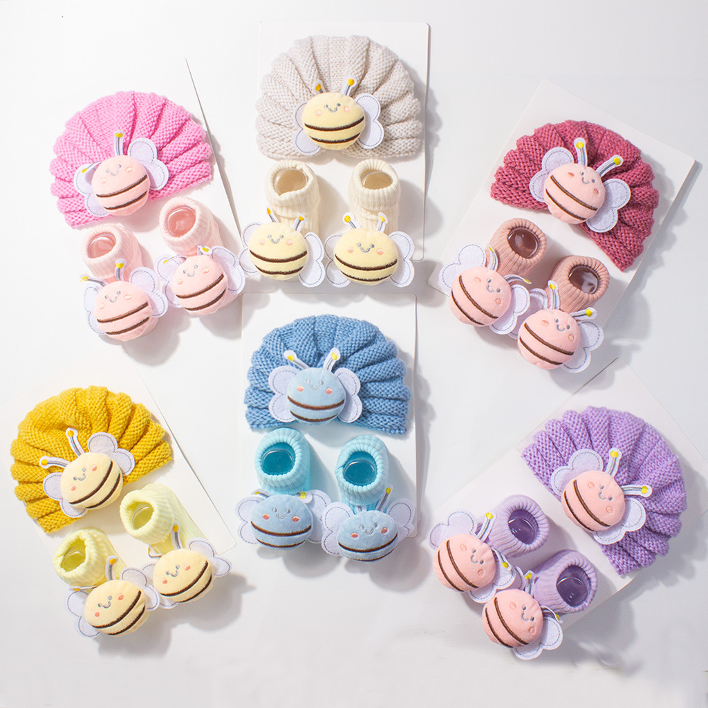 2Pcs/Set Baby Knitted Turban H - Baby Hat Beanie review and price